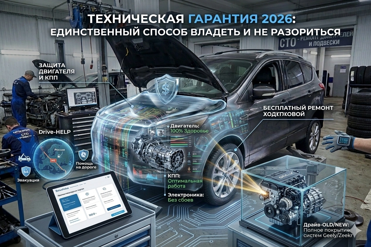 Зачем нужна гарантия на авто с пробегом и новые машины - ДрайвПолюс