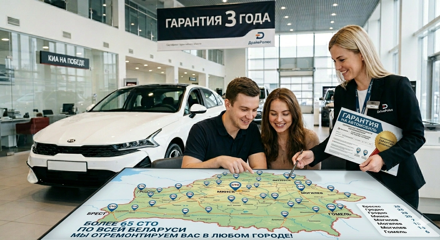 Техническая гарантия на авто в Беларуси: 65+ СТО и полная защита | ДрайвПолюс