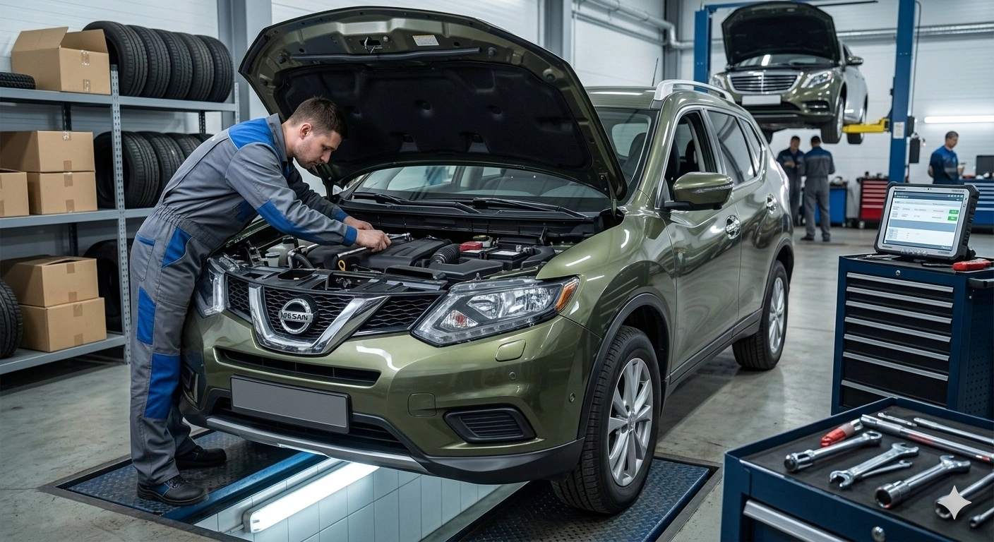 Удаление катализатора и прошивка Nissan X-Trail (2014) по гарантии в Гомеле | ДрайвПолюс