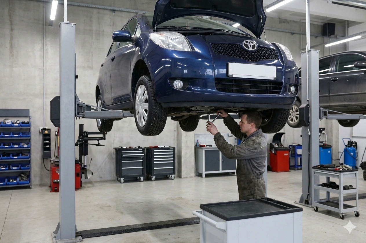 Ремонт "робота" Toyota Yaris (2008): замена актуатора в Борисове | ДрайвПолюс